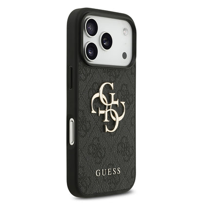 Etui na Apple iPhone 18 Pro / 17 Pro, Guess, 4G Big Logo, czarne