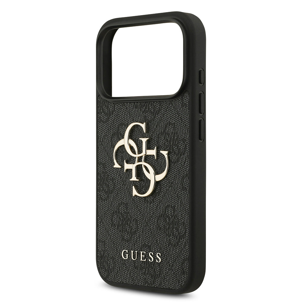 Etui na Apple iPhone 18 Pro / 17 Pro, Guess, 4G Big Logo, czarne