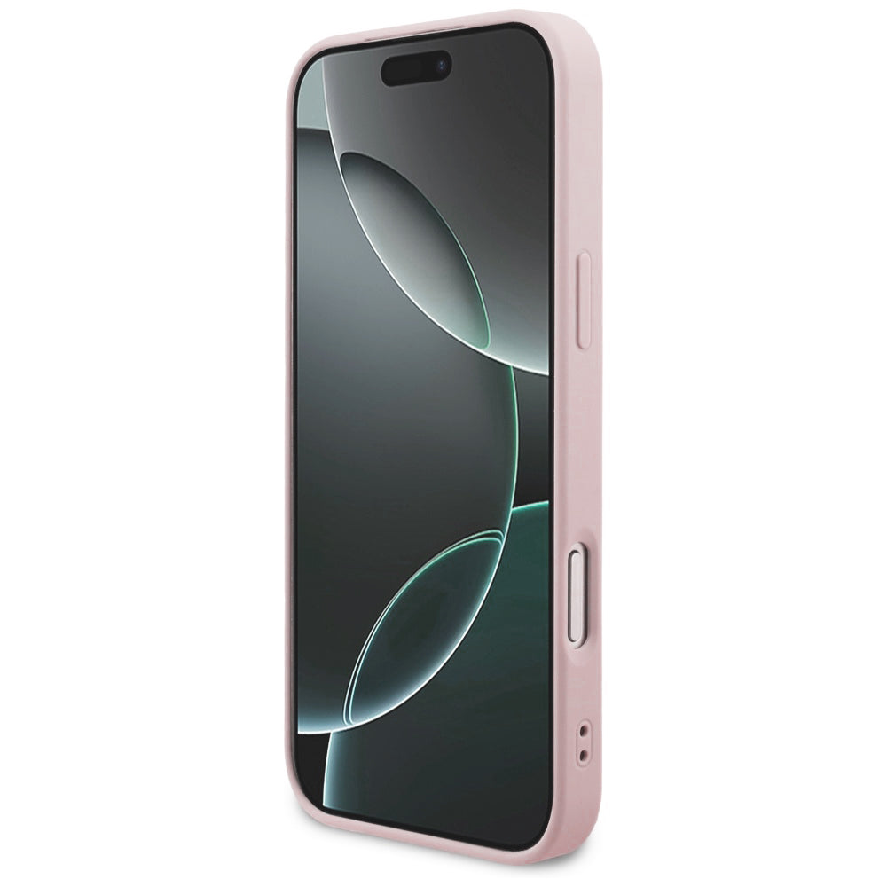 Case for Apple iPhone 18 Pro / 17 Pro, Guess, 4G Classic Logo, Pink