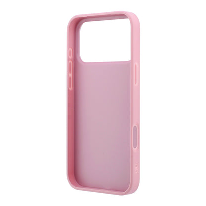 Etui na Apple iPhone 18 Pro / 17 Pro, Guess, Fixed Glitter Big 4G, Różowe