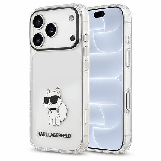 Etui do Apple iPhone 18 Pro / 17 Pro, Karl Lagerfeld, IML Choupette NFT, przezroczyste