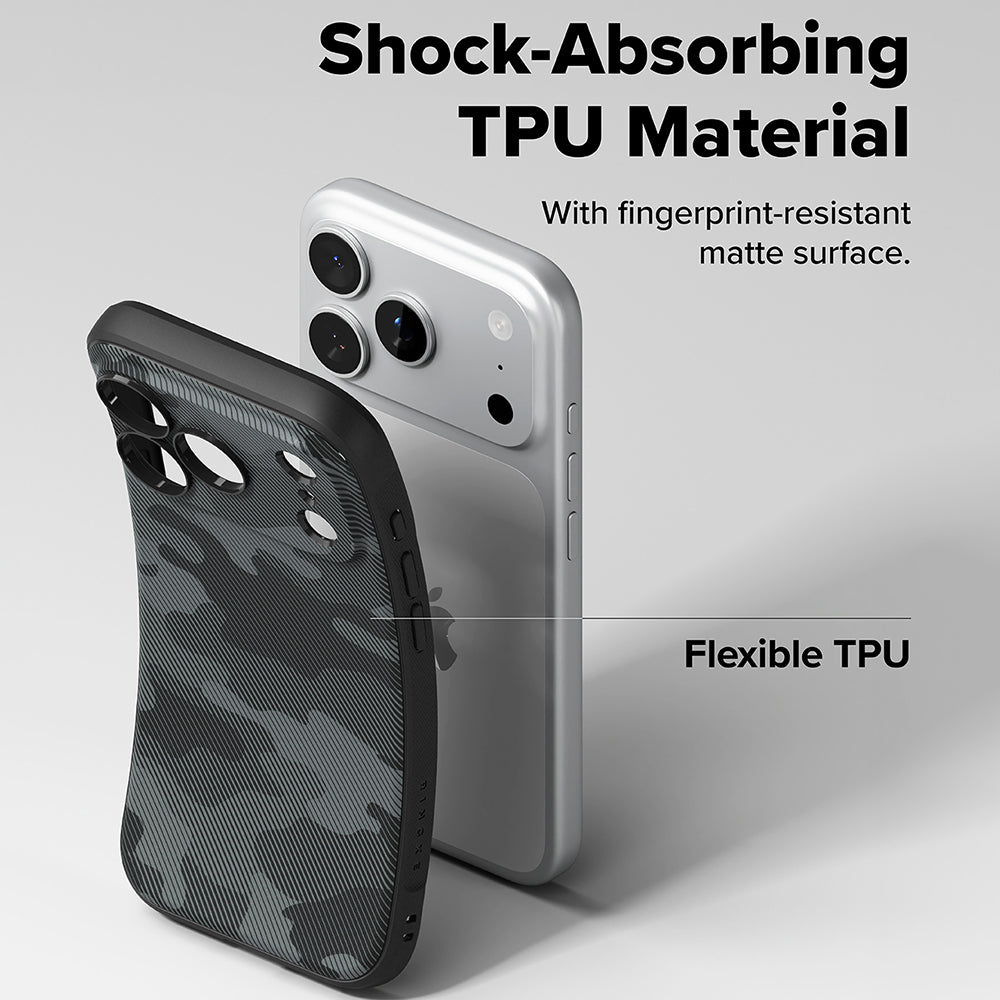 Etui na Apple iPhone 18 Pro / 17 Pro, Ringke, Onyx, Kamuflaż