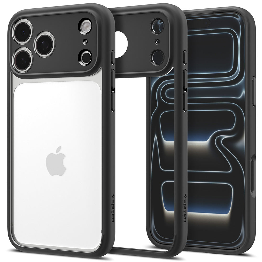 Etui na Apple iPhone 18 Pro / 17 Pro, Spigen, Ultra Hybrid, Czarny Mat ACS12154