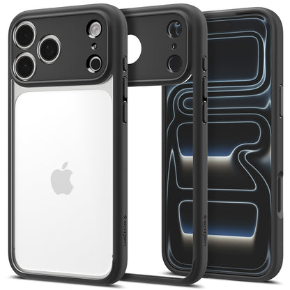 Etui na Apple iPhone 18 Pro / 17 Pro, Spigen, Ultra Hybrid, Czarny Mat ACS12154