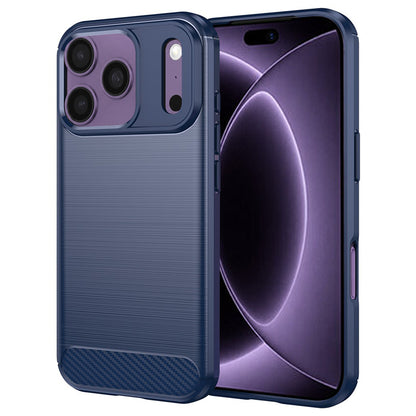 Etui na Apple iPhone 18 Pro / 17 Pro, Techsuit, Carbon, Niebieskie