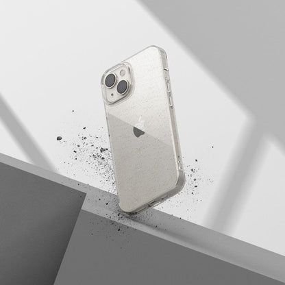 Case for Apple iPhone 18 Pro / 17 Pro, Techsuit, SparkleSkin, Transparent