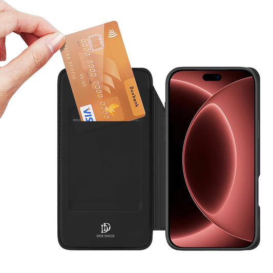 Etui na Apple iPhone 18 Pro Max / 17 Pro Max, DUX DUCIS, Skin Pro, Czarna