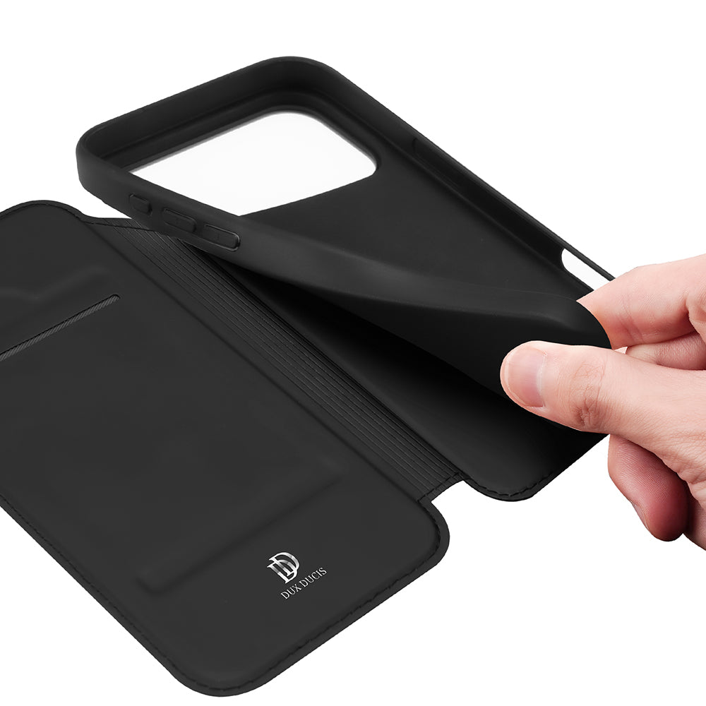 Etui na Apple iPhone 18 Pro Max / 17 Pro Max, DUX DUCIS, Skin Pro, Czarna