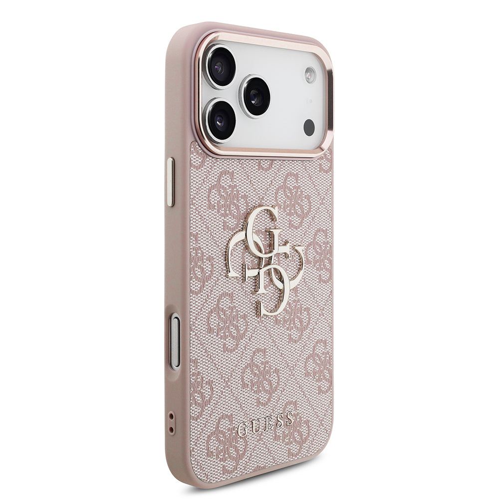 Etui na Apple iPhone 18 Pro Max / 17 Pro Max, Guess, 4G Big Classic Logo, Różowe