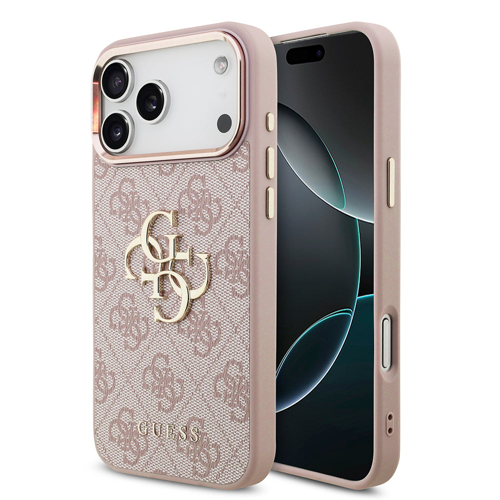 Etui na Apple iPhone 18 Pro Max / 17 Pro Max, Guess, 4G Big Classic Logo, Różowe