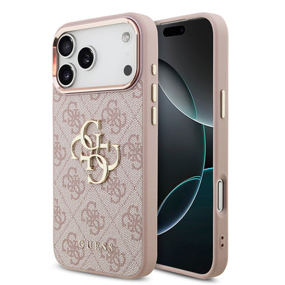 Etui na Apple iPhone 18 Pro Max / 17 Pro Max, Guess, 4G Big Classic Logo, Różowe