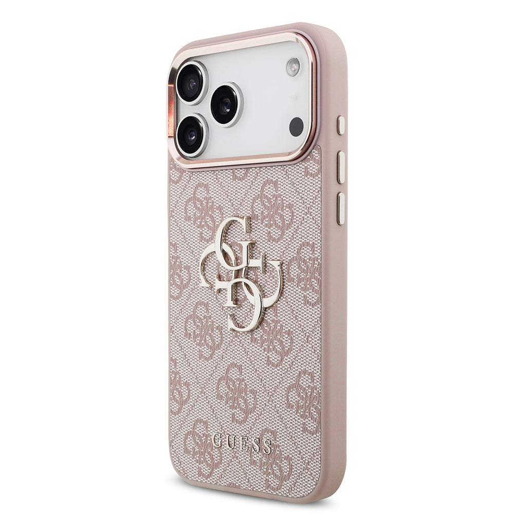 Etui na Apple iPhone 18 Pro Max / 17 Pro Max, Guess, 4G Big Classic Logo, Różowe