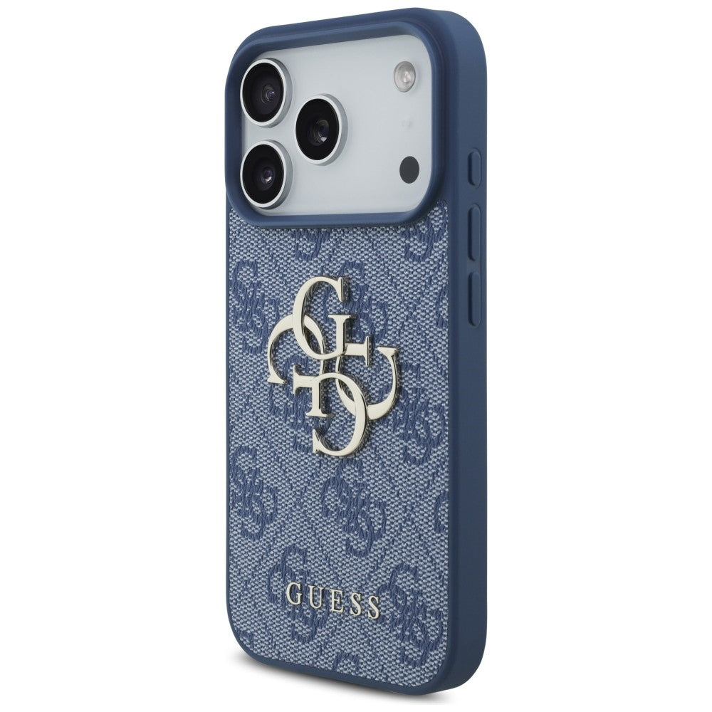 Case for Apple iPhone 18 Pro Max / 17 Pro Max, Guess, 4G Big Logo, Blue