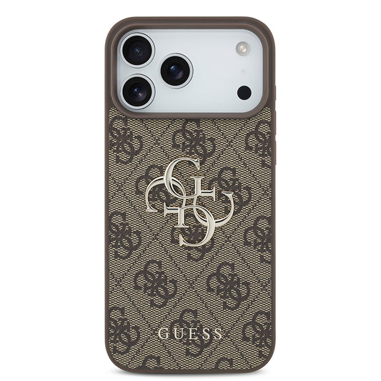 Etui na Apple iPhone 18 Pro Max / 17 Pro Max, Guess, 4G Big Logo, Brązowe