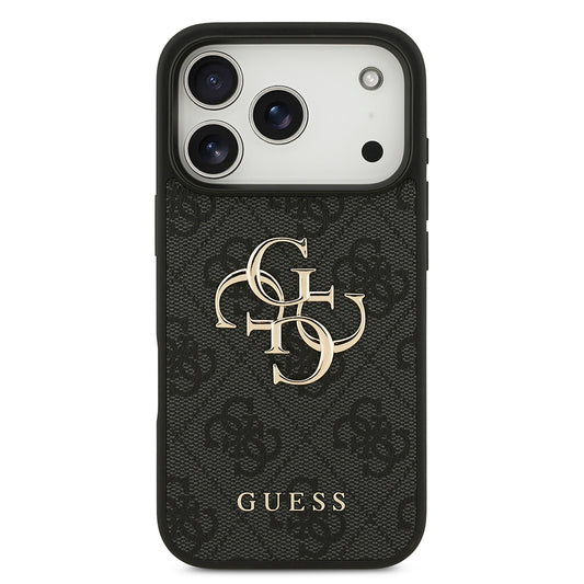 Case for Apple iPhone 18 Pro Max / 17 Pro Max, Guess, 4G Big Logo, Black