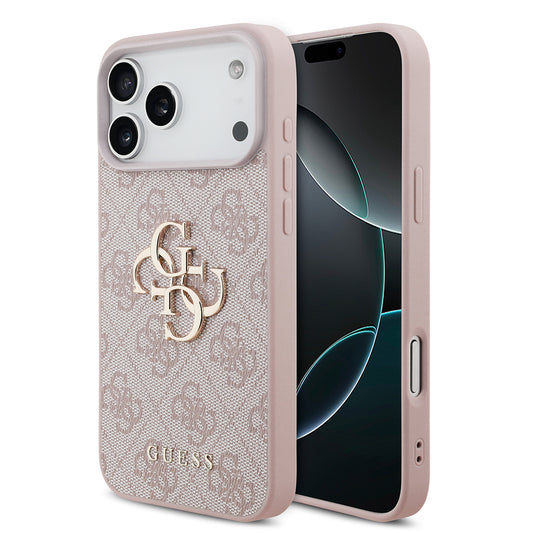 Etui na Apple iPhone 18 Pro Max / 17 Pro Max, Guess, 4G Big Logo, Różowe