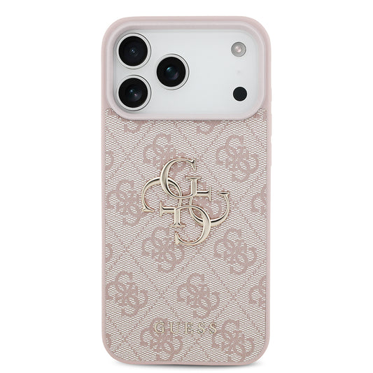 Etui na Apple iPhone 18 Pro Max / 17 Pro Max, Guess, 4G Big Logo, Różowe