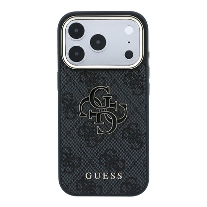 Case for Apple iPhone 18 Pro Max / 17 Pro Max, Guess, 4G Big Resin Logo, Black