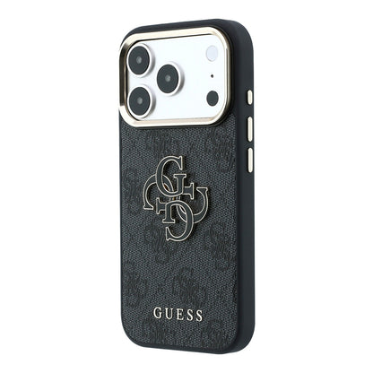 Case for Apple iPhone 18 Pro Max / 17 Pro Max, Guess, 4G Big Resin Logo, Black