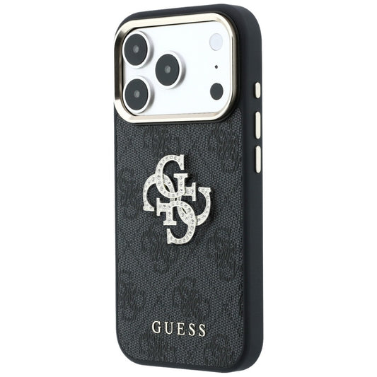 Etui na Apple iPhone 18 Pro Max / 17 Pro Max, Guess, 4G Big Strass Logo, czarne