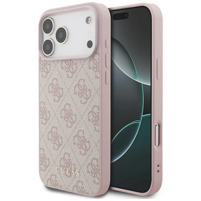 Etui na Apple iPhone 18 Pro Max / 17 Pro Max, Guess, 4G Classic Logo, Różowe