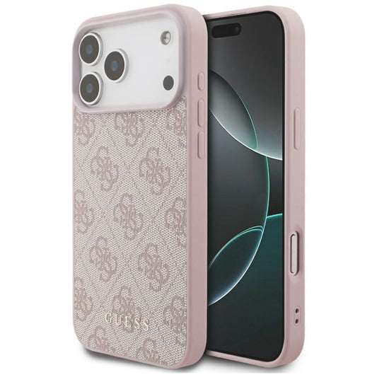 Case for Apple iPhone 18 Pro Max / 17 Pro Max, Guess, 4G Classic Logo, Pink