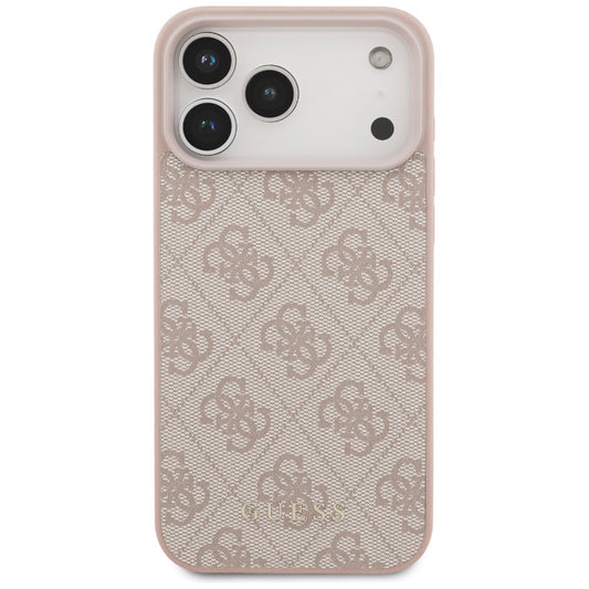 Case for Apple iPhone 18 Pro Max / 17 Pro Max, Guess, 4G Classic Logo, Pink