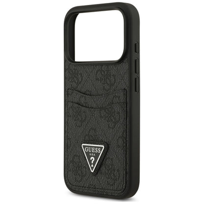 Etui do Apple iPhone 18 Pro Max / 17 Pro Max, Guess, 4G Double Card Triangle, czarne