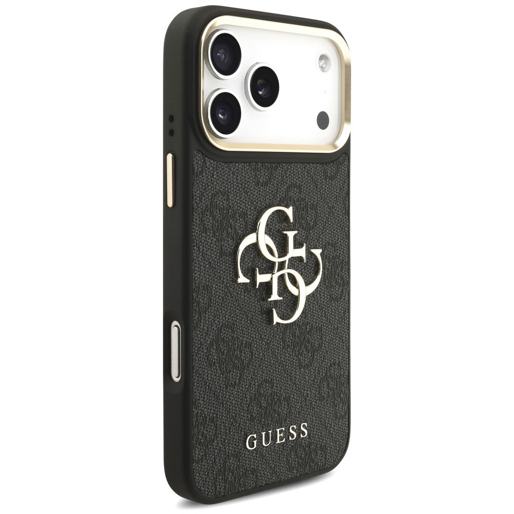 Etui do Apple iPhone 18 Pro Max / 17 Pro Max, Guess, Big 4G Classic Logo & Big Strap Metal Buttons, czarne