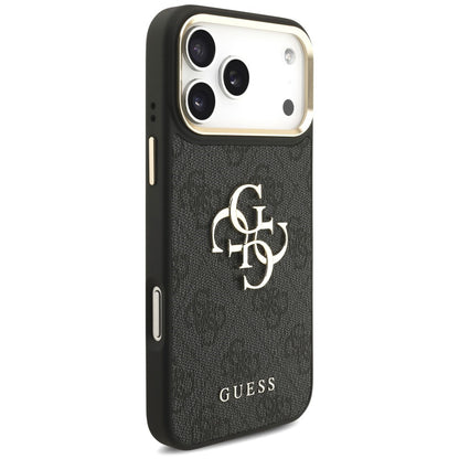 Etui do Apple iPhone 18 Pro Max / 17 Pro Max, Guess, Big 4G Classic Logo & Big Strap Metal Buttons, czarne