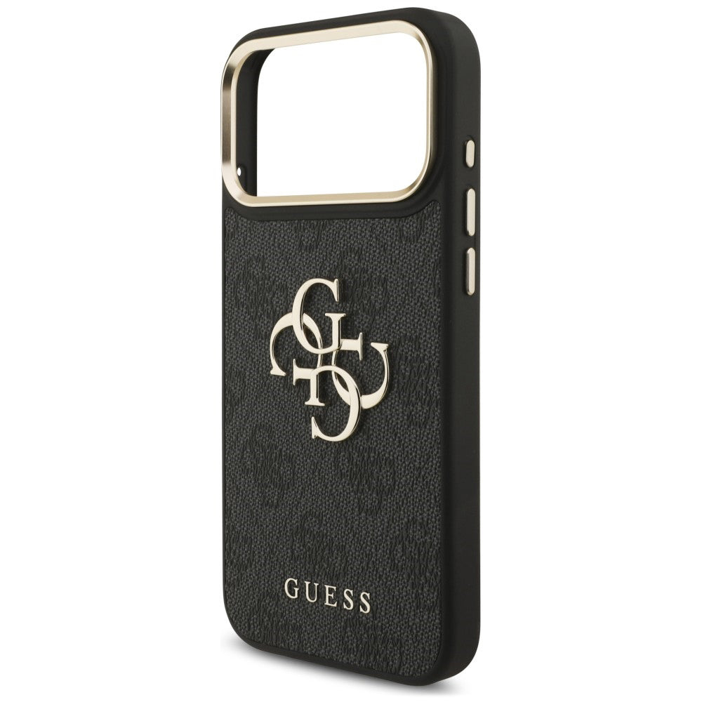 Etui do Apple iPhone 18 Pro Max / 17 Pro Max, Guess, Big 4G Classic Logo & Big Strap Metal Buttons, czarne