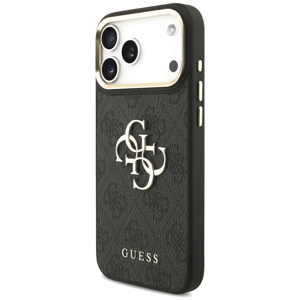 Etui do Apple iPhone 18 Pro Max / 17 Pro Max, Guess, Big 4G Classic Logo & Big Strap Metal Buttons, czarne