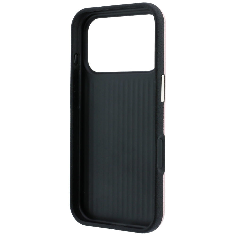 Etui na Apple iPhone 18 Pro Max / 17 Pro Max, Guess, Grained Big Resin Logo, Różowe