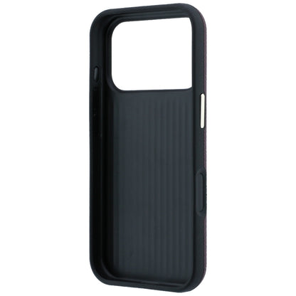 Etui na Apple iPhone 18 Pro Max / 17 Pro Max, Guess, Duże logo z żywicy o ziarnistej fakturze, Wiśniowy