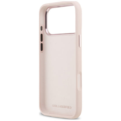Etui do Apple iPhone 18 Pro Max / 17 Pro Max, Karl Lagerfeld, Choupette Metal Pin, różowy