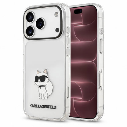 Etui do Apple iPhone 18 Pro Max / 17 Pro Max, Karl Lagerfeld, IML Choupette NFT, przezroczyste