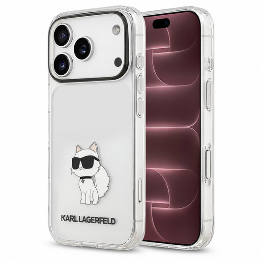 Etui do Apple iPhone 18 Pro Max / 17 Pro Max, Karl Lagerfeld, IML Choupette NFT, przezroczyste