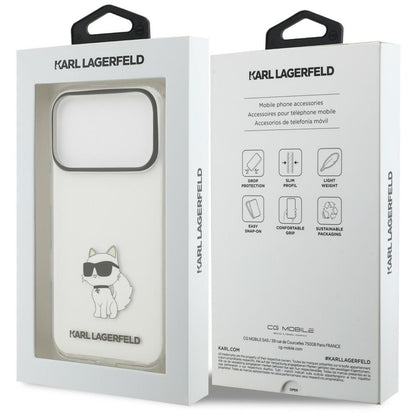 Etui do Apple iPhone 18 Pro Max / 17 Pro Max, Karl Lagerfeld, IML Choupette NFT, przezroczyste