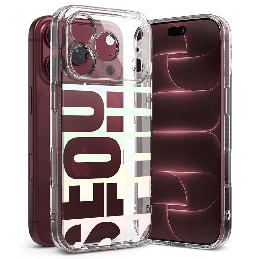 Etui na Apple iPhone 18 Pro Max / 17 Pro Max, Ringke, Fusion Seoul, Wiśniowe