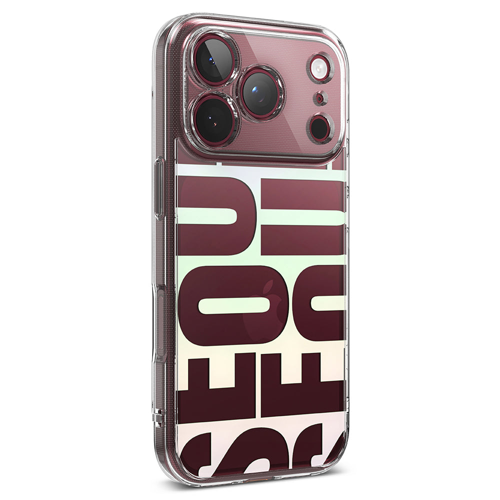 Etui na Apple iPhone 18 Pro Max / 17 Pro Max, Ringke, Fusion Seoul, Wiśniowe
