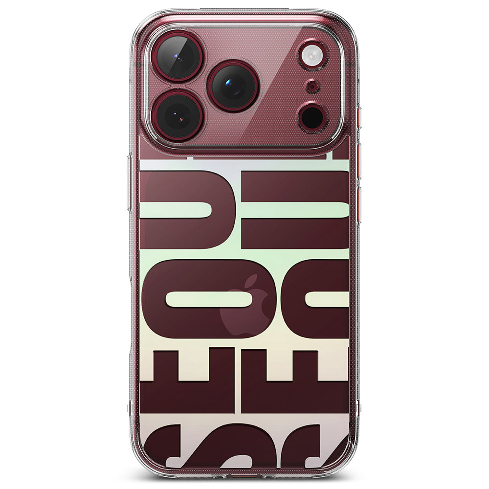 Etui na Apple iPhone 18 Pro Max / 17 Pro Max, Ringke, Fusion Seoul, Wiśniowe