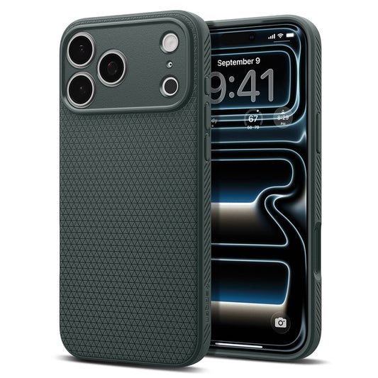 Etui na Apple iPhone 18 Pro Max / 17 Pro Max, Spigen, Liquid Air, Zielony ACS12113