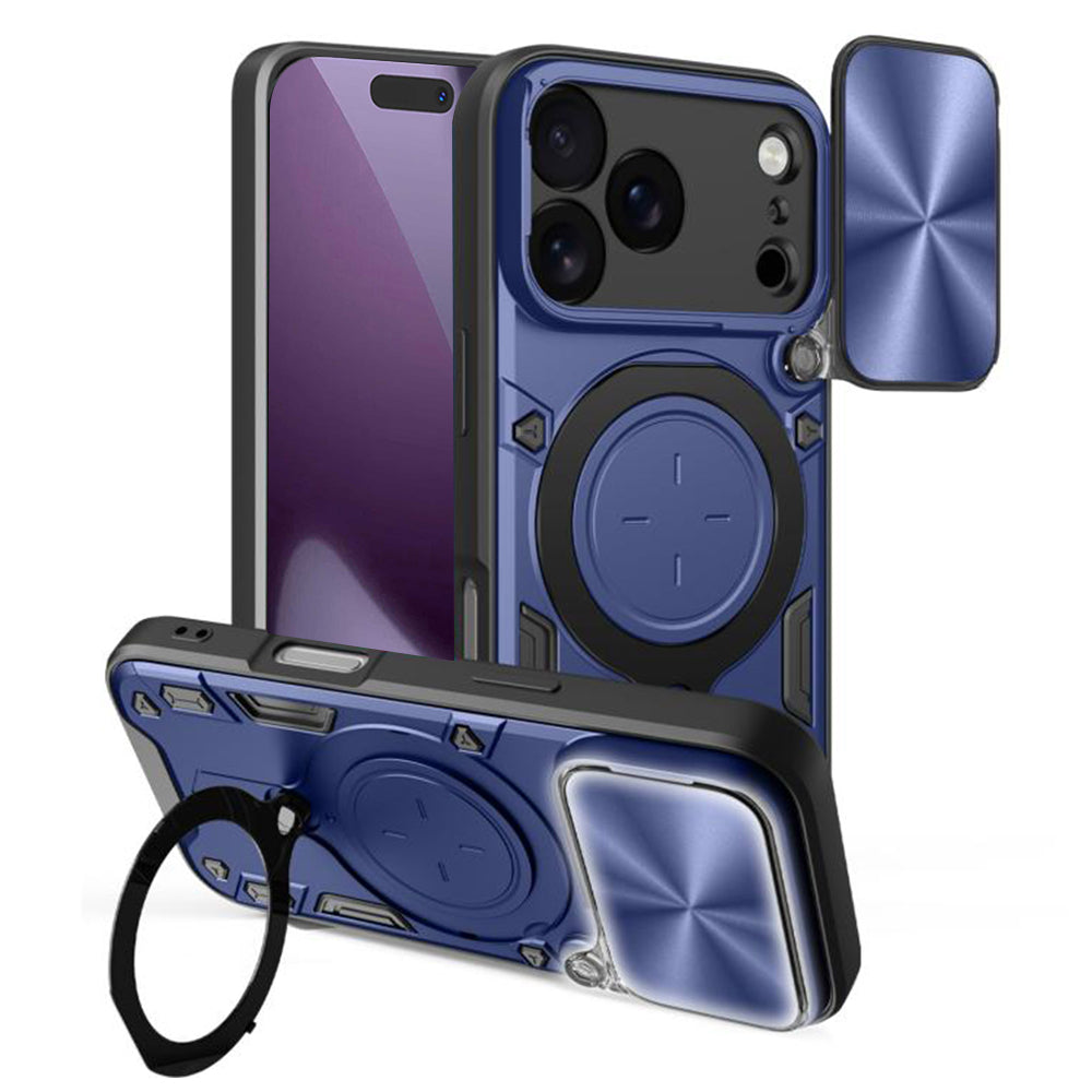 Case for Apple iPhone 18 Pro Max / 17 Pro Max, Techsuit, CamGuard Pro, Blue