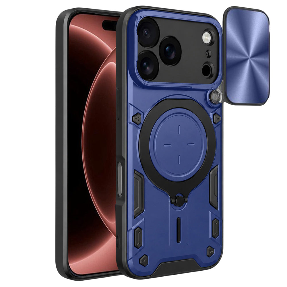 Case for Apple iPhone 18 Pro Max / 17 Pro Max, Techsuit, CamGuard Pro, Blue