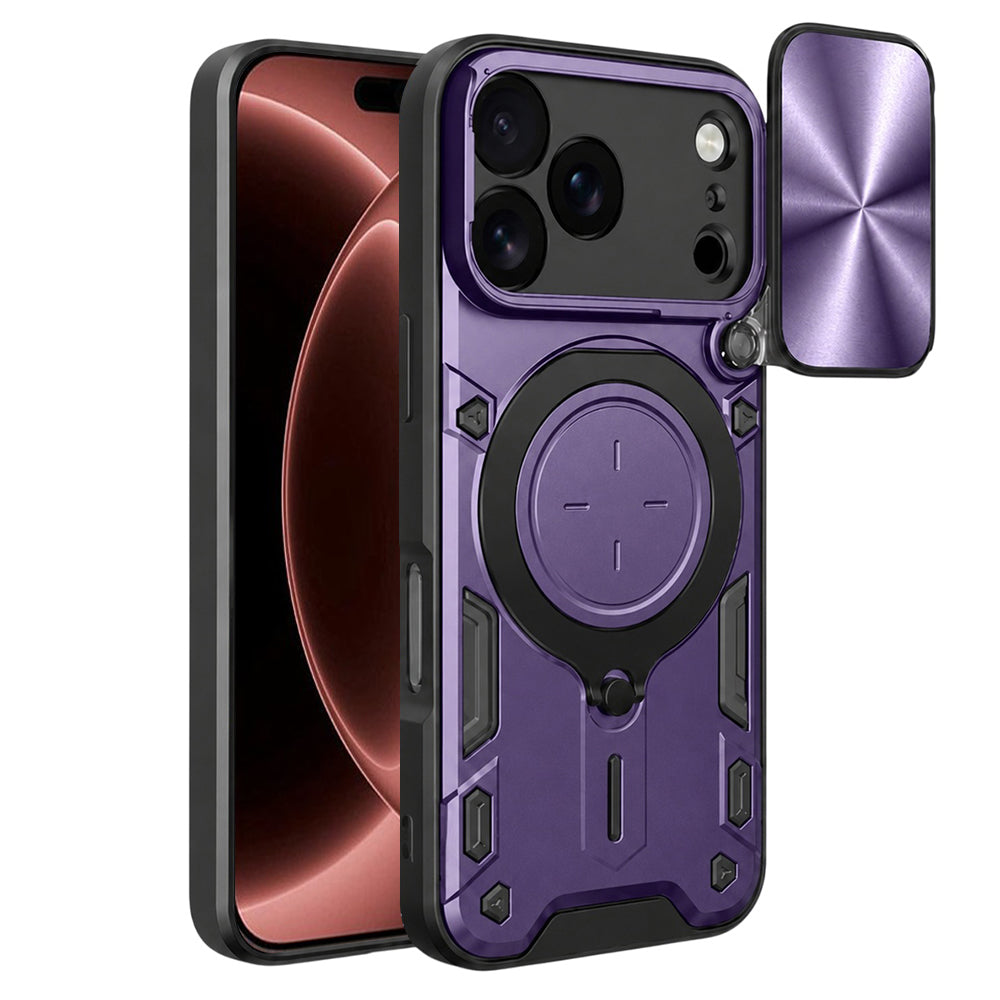 Case for Apple iPhone 18 Pro Max / 17 Pro Max, Techsuit, CamGuard Pro, Purple
