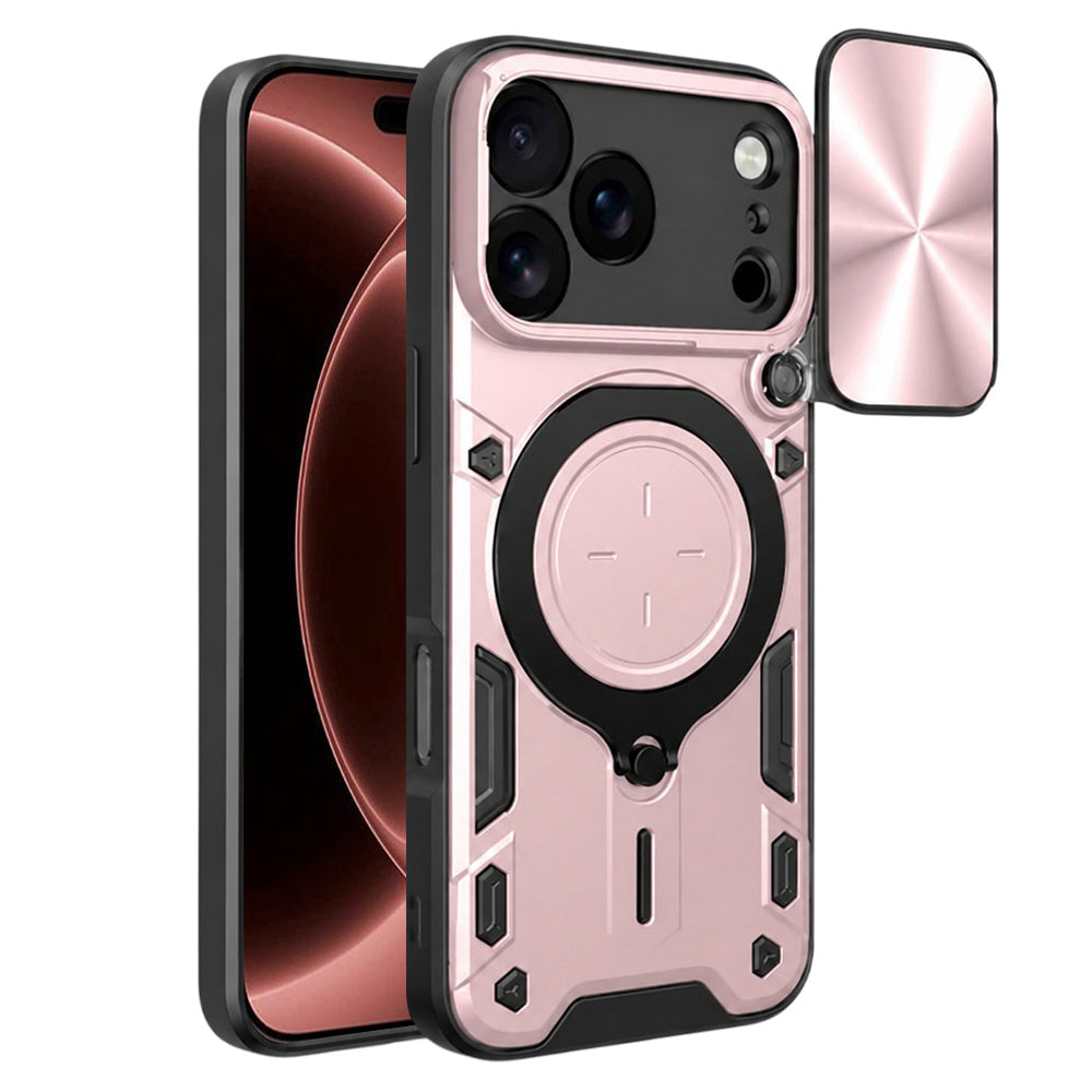 Case for Apple iPhone 18 Pro Max / 17 Pro Max, Techsuit, CamGuard Pro, Rose Gold