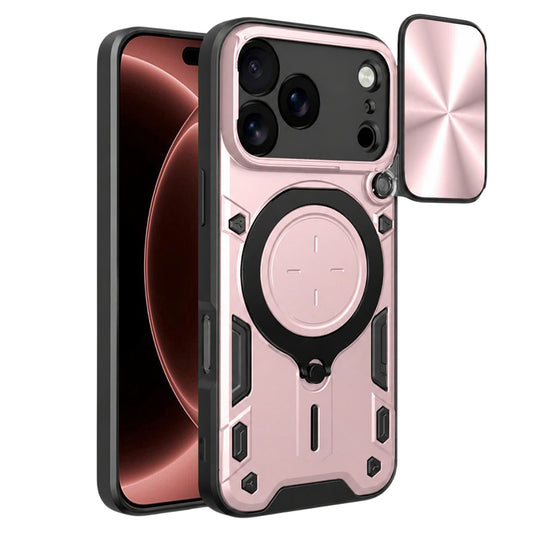 Etui na Apple iPhone 18 Pro Max / 17 Pro Max, Techsuit, CamGuard Pro, Różowo-Złote