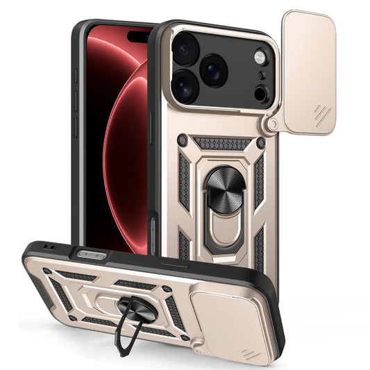 Etui na Apple iPhone 18 Pro Max / 17 Pro Max, Techsuit, CamShield, Złote
