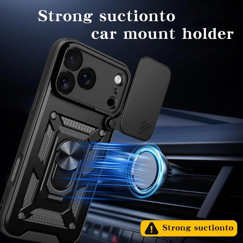 Etui na Apple iPhone 18 Pro Max / 17 Pro Max, Techsuit, CamShield, Złote