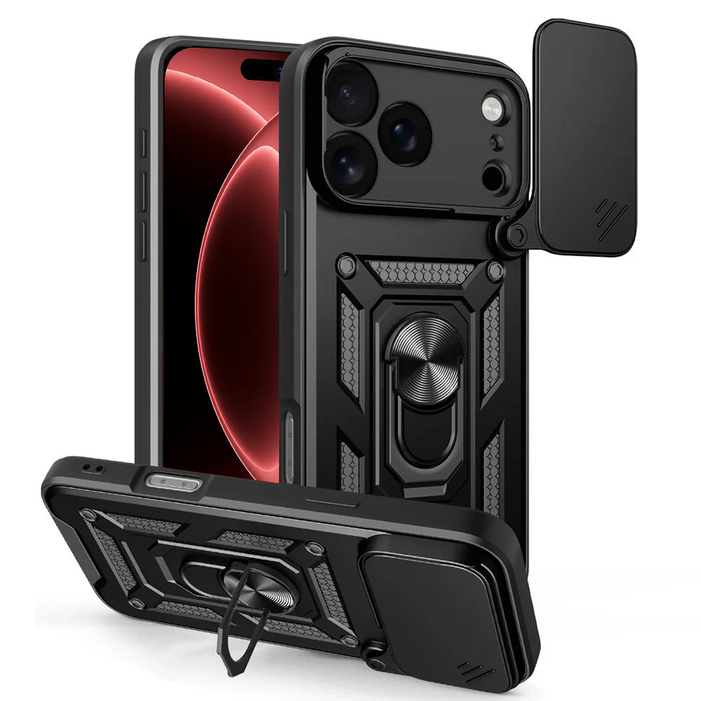 Etui na Apple iPhone 18 Pro Max / 17 Pro Max, Techsuit, CamShield, Czarna